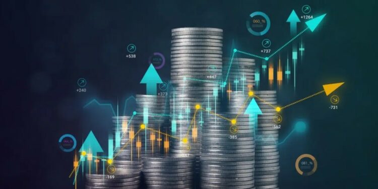 Monedas y señales de precio alcistas