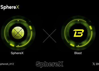 Logos de SphereX y Blast L2 sobre fondo negro.