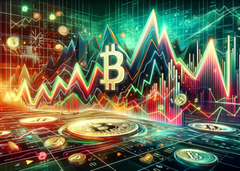 Se espera elevada volatilidad para el precio de bitcoin. Fuente: Dall-E, por OpenAI.