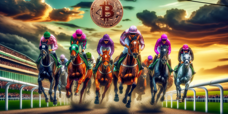 11 empresas lanzaron ETF de bitcoin en los Estados Unidos. Fuente: Dall-E, por OpenAI.