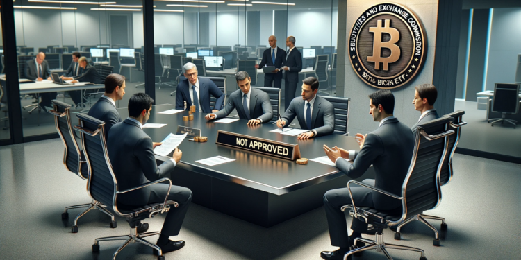 El ETF de bitcoin de Global X no fue aprobado por la SEC - Fuente: Dall-E, por OpenAI