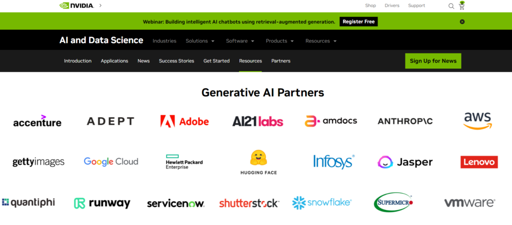 Socios Nvidia IA.