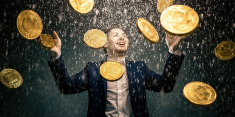 Un airdrop es la distribución masiva de tokens o criptomonedas. Fuente: sandra / Adobe Stock