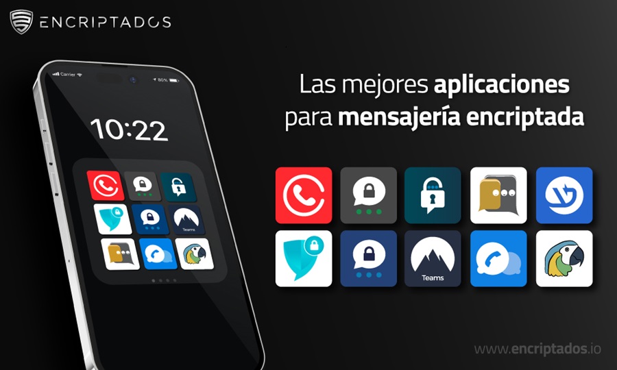 Telefono celular con un grupo de apps en la pantalla.