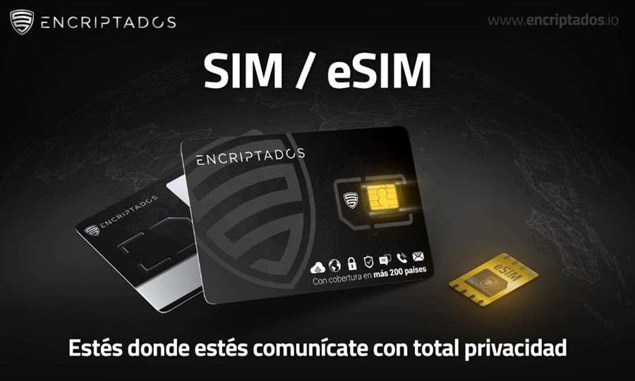 imagen de dos tarjetas SIM card al lado de una tarjeta eSIM