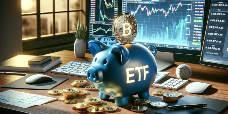 Los ETF permiten la inversión indirecta en bitcoin. Imagen generada por CriptoNoticias mediante Dall-E, de OpenAI.