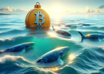 Hubo un repentino crecimiento del número de ballenas de bitcoin. Fuente: Dall-E, por OpenAI.
