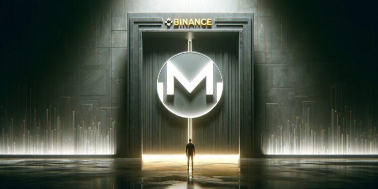 Binance le cierra las puertas a Monero. Fuente: Dall-E, por OpenAI.