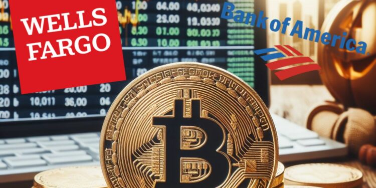 Los bancos ceden ante la creciente demanda de los ETF de bitcoin por parte de los inversionistas institucionales. Fuente: Microsoft Designer/Composición por CriptoNoticias.
