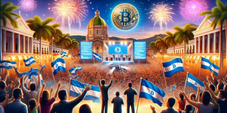 El proyecto bitcoiner de El Salvador también va a elecciones este 4 de febrero. Imagen: ChatGPT / Dall-E.