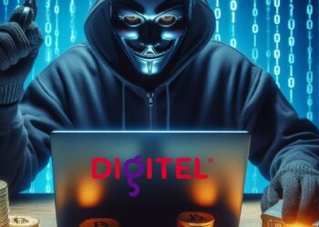 El grupo de hackers dio una semana para que la compañía telefónica pagara el rescate. Fuente: Microsoft Designer.