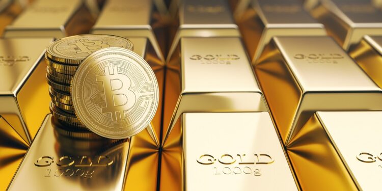 Bitcoin ha sido llamado "oro digital". Fuente: stock.adobe.com