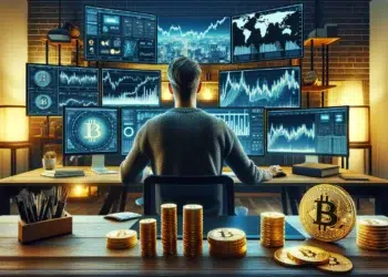 Hay expectativas alcistas para bitcoin en 2024 y 2025. Fuente: Dall-E, por OpenAI.