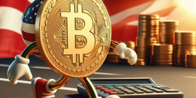 El mercado de criptomonedas se ve influenciado por la política estadounidense. Fuente: Microsoft Designer.