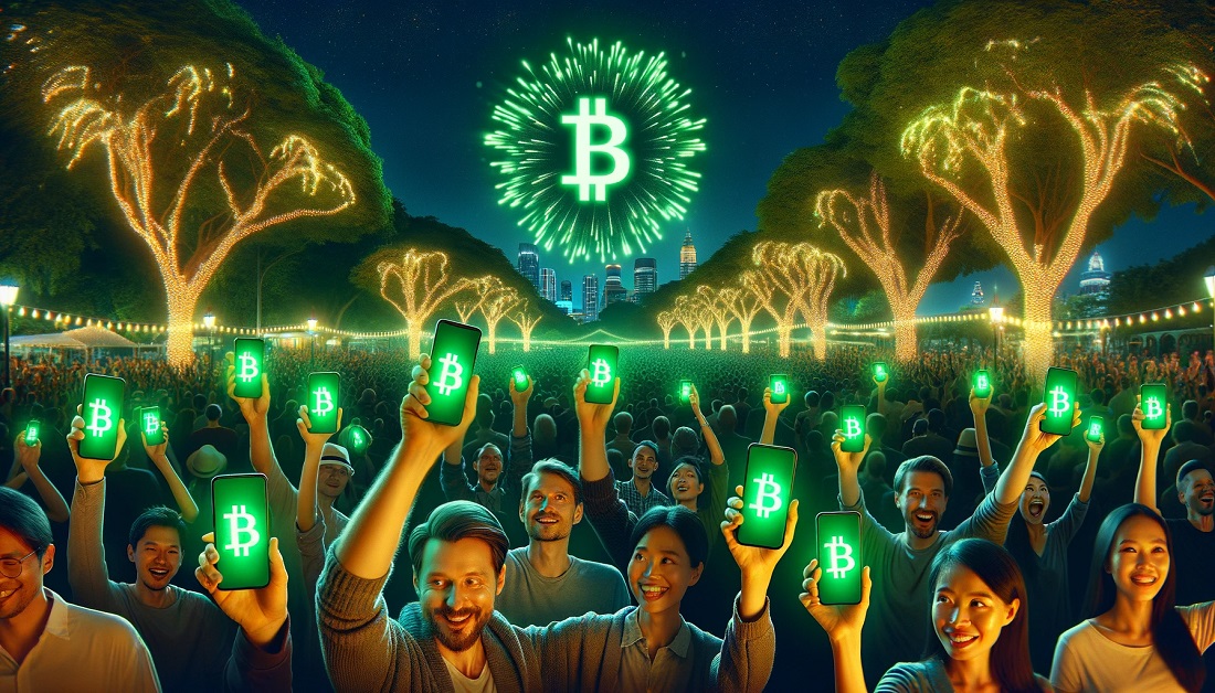 Bitcoin se dispara al máximo histórico de 69.000 dólares