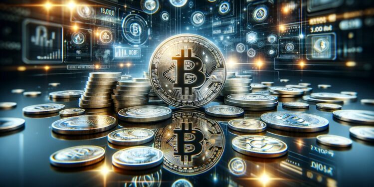 Bitcoin es más valioso que la plata. Fuente: Dall-E, por OpenAI.