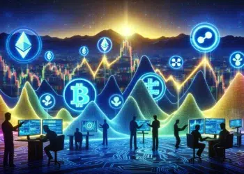 El mercado de criptomonedas ha comenzado con fuertes subidas de precio este 2024. Imagen: CriptoNoticias con Dall-E/ChatGPT.