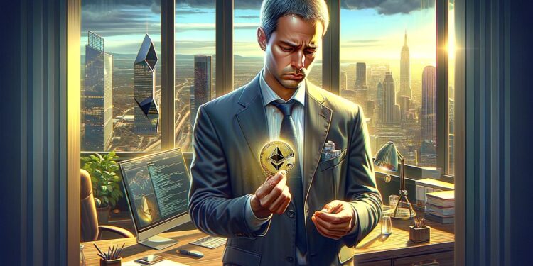 Los ETF de Ethereum se comercian sin apalancamiento en los principales brókers. Fuente: Dall-E, por OpenAI.