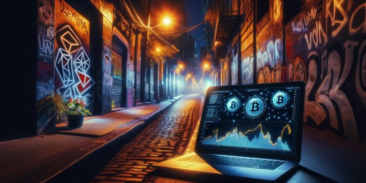 "La industria cripto en Argentina muestra su cara más oscura" - Dall-E, por OpenAI.