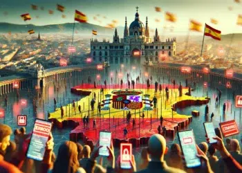 La Audiencia Nacional prohíbe temporalmente Telegram en España. Imagen: ChatGPT/Dall-E.