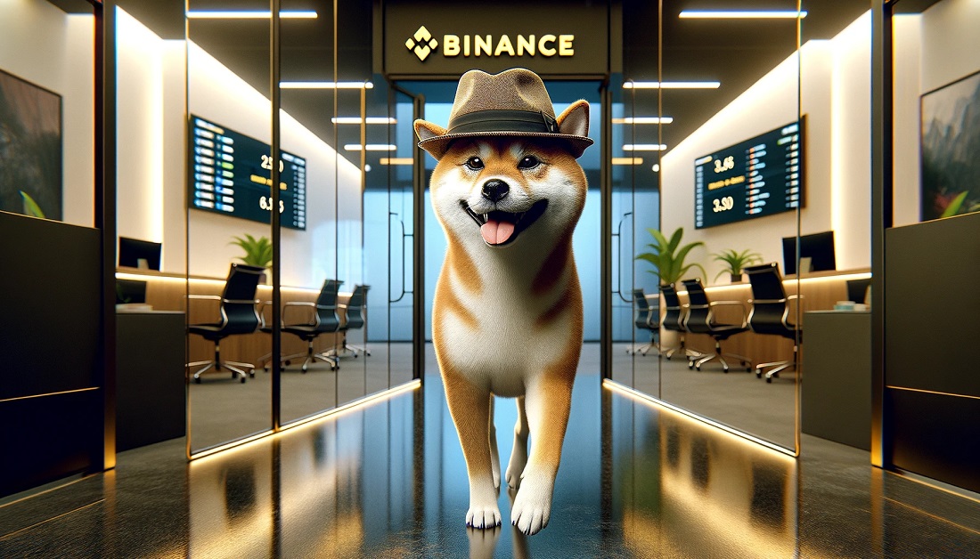 WIF, le “petit chien au chapeau”, arrive sur Binance