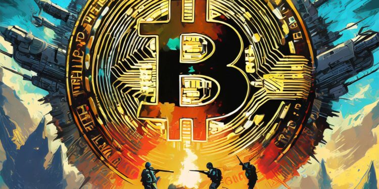 Bitcoin también es afectado por conflictos globales. Fuente: Adobe Firefly