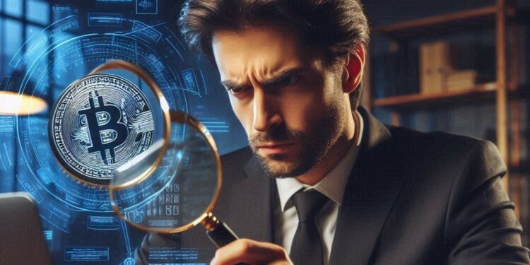 El FBI ya ha participado en otros operativos que han apuntado contra las empresas de BTC y criptomonedas. Fuente: Microsoft Designer.