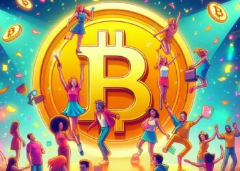 Hay múltiples celebraciones por el halving de bitcoin que se van a realizar esta semana. Fuente: Microsoft Designer.