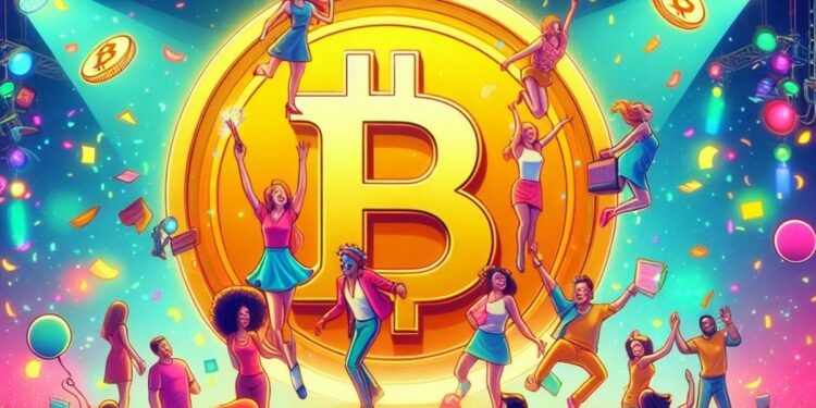 Hay múltiples celebraciones por el halving de bitcoin que se van a realizar esta semana. Fuente: Microsoft Designer.