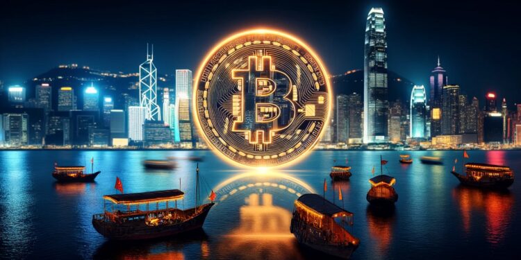 Las puertas de Hong Kong están abiertas para bitcoin. Fuente: Dall-E, por OpenAI.