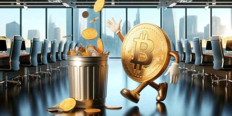 Bitcoin muestra superioridad frente a las altcoins. Fuente: Dall-E, por OpenAI.