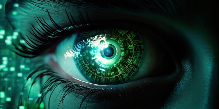 Quienes se escanean el iris en un "orb" reciben una renta básica en el token WLD, de Worldcoin. Fuente: stock.adobe.com