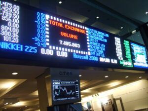 El CME es una tradicional institución bursátil estadounidense. Fuente: Wikipedia.