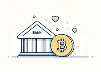 Muchos bancos se han "enamorado" de bitcoin - Imagen generada mediante Dall-E, de OpenAI.