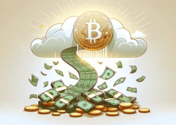 Los ETF de bitcoin han atraído miles de millones de dólares. Imagen generada mediante Dall-E, de OpenAI.