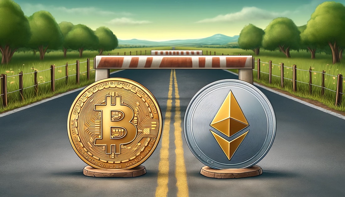 Les prix du Bitcoin et de l’Ethereum se heurtent à une barrière sur leur trajectoire ascendante