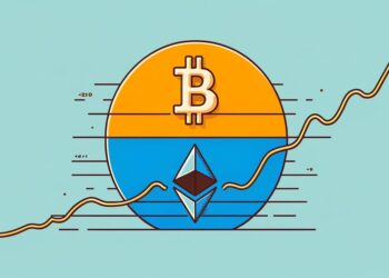 Bitcoin y Ethereum son las principales monedas digitales del mercado. Imagen generada mediante Dall-E, de OpenAI.