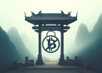 Las transacciones con bitcoin y criptomonedas están prohibidas en China - Imagen generada mediante Dall-E, de OpenAI.