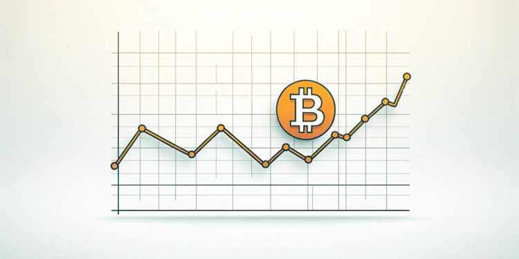 Bitcoin habría salido de la tendencia bajista. Imagen generada mediante Dall-E, de OpenAI.
