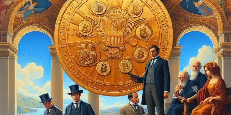 Agencia federal de estados unidos legislando criptomonedas, estilo pre-rafaelita