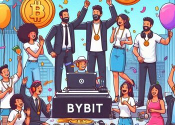 Bybit, el exchange de criptomonedas, tiene más de 10 millones de usuarios registrados. Fuente: Microsoft Image Creator.
