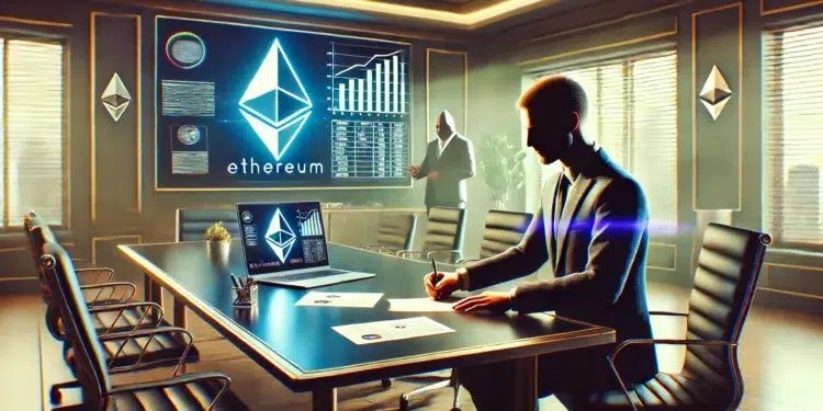 Los ETF de Ethereum pueden generar presión alcista o bajista sobre el precio de ETH. Imagen: Dall-E/ChatGPT.