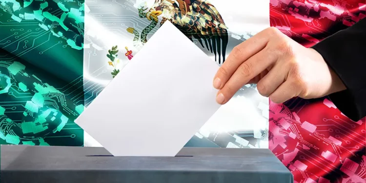 México eligió a un nuevo presidente y miembros del Congreso este 2 de junio. Composición por CriptoNoticias. erika8213 /  elements.envato.com ; Slon.pics /  Freepik.com ; xresch /  Pixabay.com