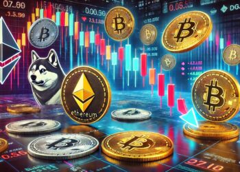 Junto con bitcoin, caen los precios de varias criptomonedas. Imagen generada mediante Dall-E, de OpenAI.