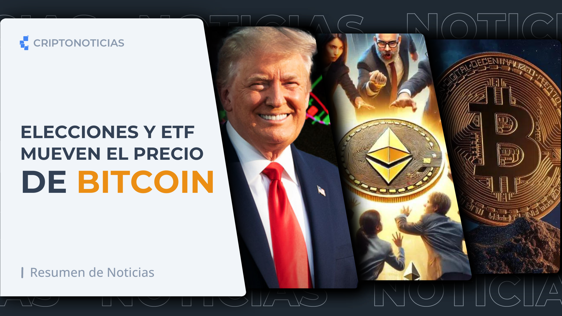 El panorama político da nuevo impulso a bitcoin, entérate en nuestro  resumen de noticias