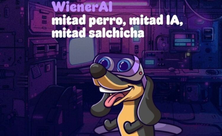 Caricatura de un perro con visores.