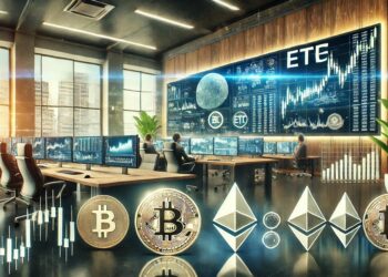 ¿Cuál será la próxima moneda que tendrá un ETF? Imagen generada por CriptoNoticias mediante Dall-E, de OpenAI.