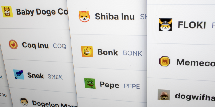 Las memecoins están en tendencia en 2024 - Fuente: stock.adobe.com