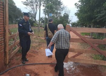 La ANDE informa que el ciudadano Vianna fue trasladado a la Comisaría 8ª de San Estanislao por disposición del Agente Fiscal. Fuente: ANDE.