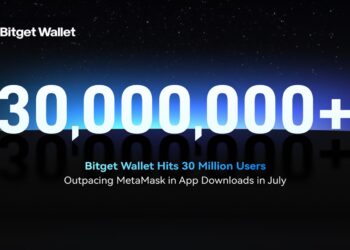 Pancarta promocional de Bitget wallet.